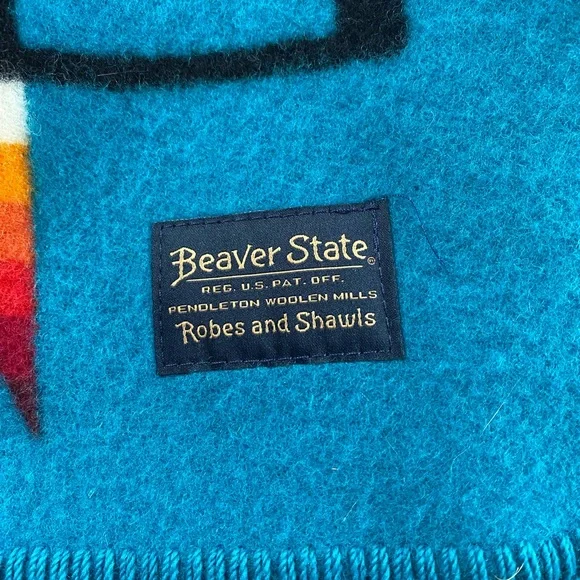 NWT Pendleton Chief Joseph blanket/shawl turquoise